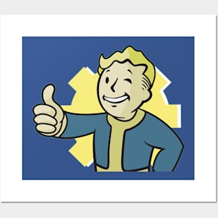 Vault boy 2 Posters and Art
